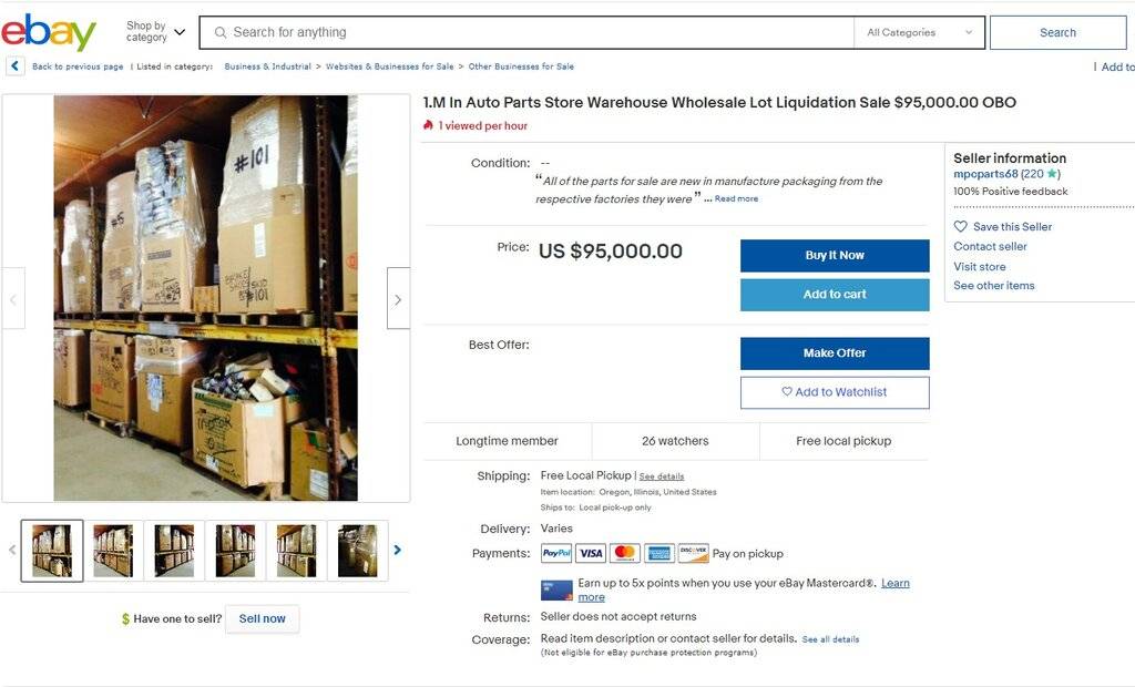 02-04-21.1.M Auto Parts Store Warehouse Liquidation $95k OBO.www.ebay.com.jpg