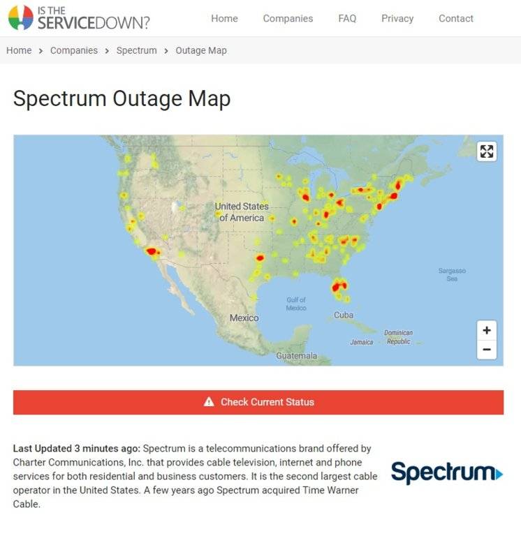 03-24-20.Spectrum Outage Map.istheservicedown.com.jpg