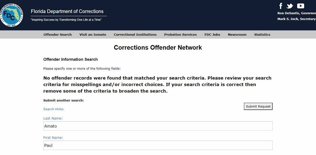 09-02-20.Paul.Amato.Offender Information Search.www.dc.state.fl.us.jpg