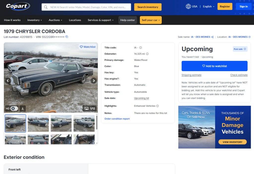 09-09-25.1979 CHRYSLER CORDOBA - Upcoming - IA - DES MOINES.www.copart.com.jpg