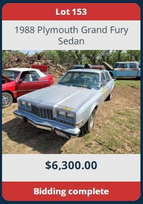10-13-21.1988 Plymouth Gran Fury 4dr Ohio SP Car FINAL Texas Hoard Auction.freedomcarauctions.jpg