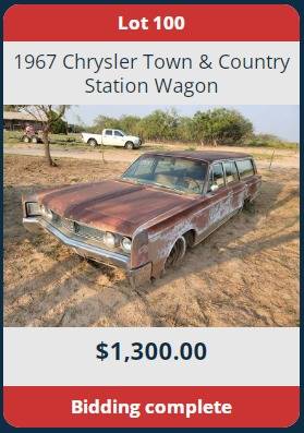 10-13-21.Texas MOPAR Hoard Auction 1967 Chrysler T&C Wagon.freedomcarauctions.com.jpg