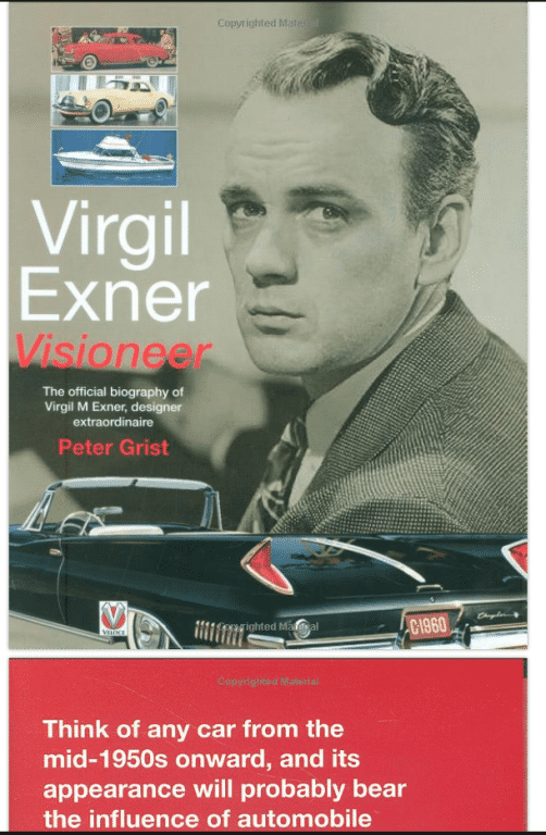 Visioneer Exner Official biography of Virgil M Auto Designer New Book 