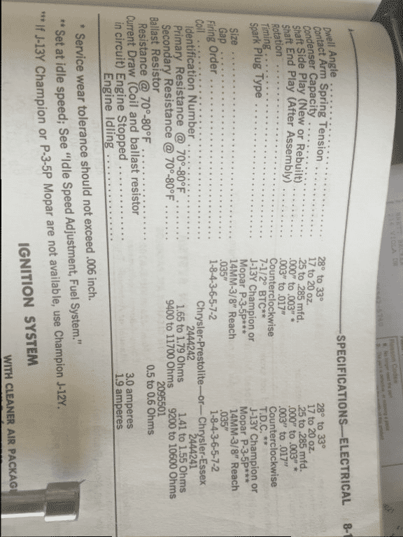 Better Ballast Resistor for electronic ignitions Page 2 For C