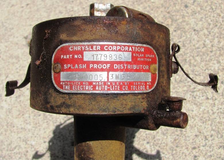 1957 Dodge D500 dual point distributor asssy forward look high performance.JPG