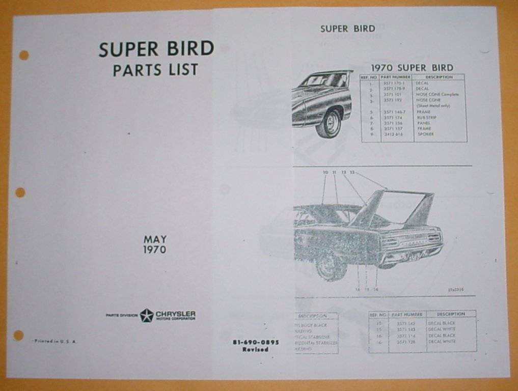 1970 superbird parts list.JPG