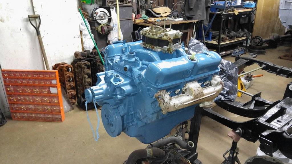 Rattle can or automotive paint for engine?? - Moparts Forums