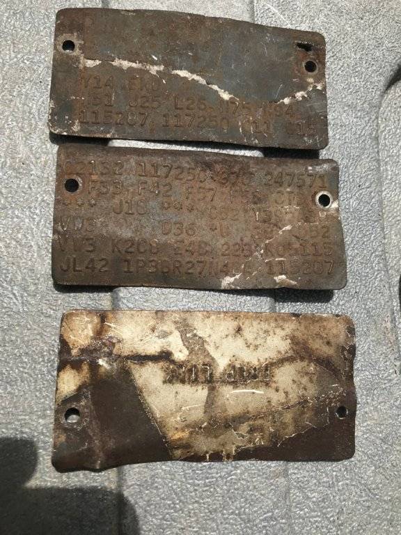 SOLD Fender tags For C Bodies Only Classic Mopar Forum