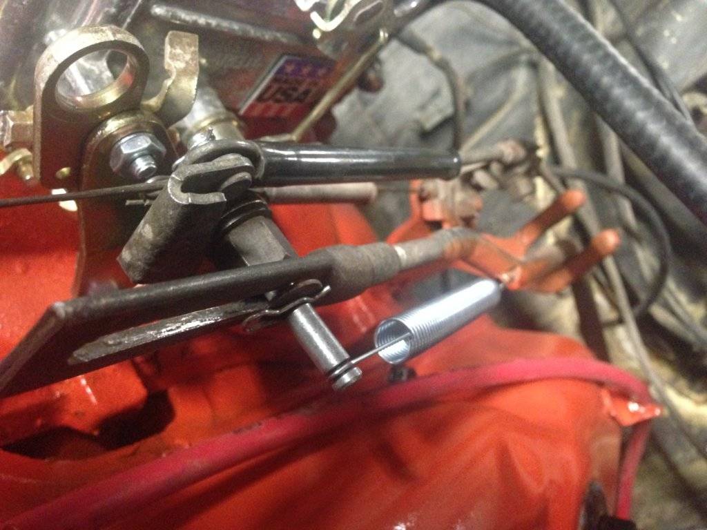 2BBL to 4BBL Edelbrock linkage. For C Bodies Only Classic Mopar Forum