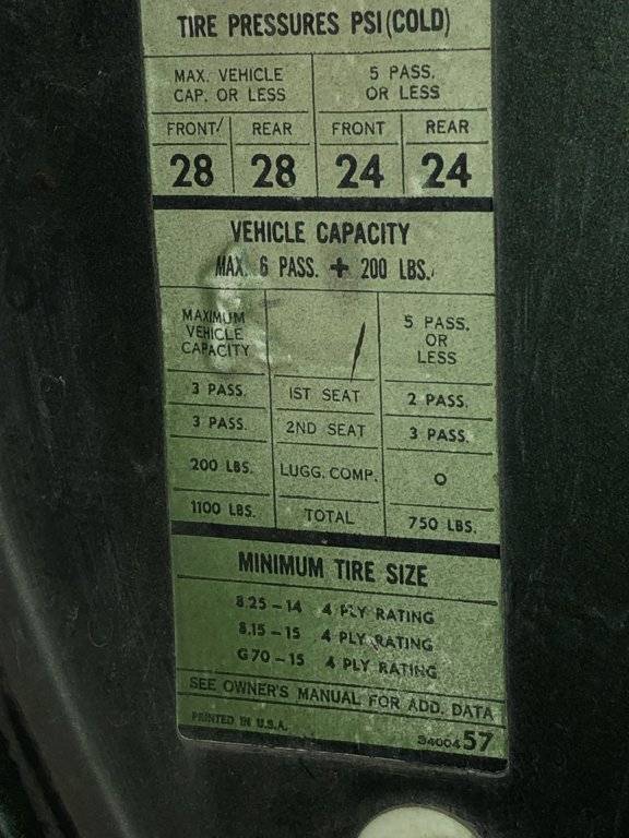 68 Sport Fury Tire Pressure Decal.JPG