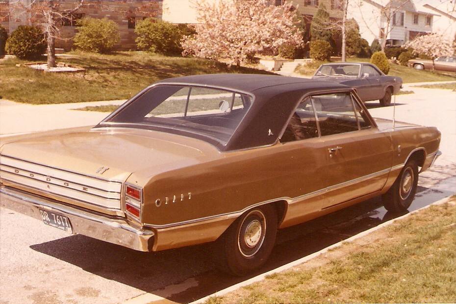 As bought, Spring 1973.  Cheap gold respray from dealer, originally a copper color..jpg