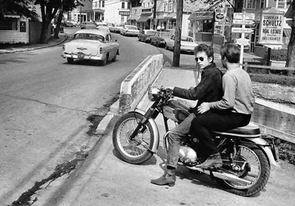 Bob Dylan & John Sabastian in Woodstock, NY c.1964.jpg