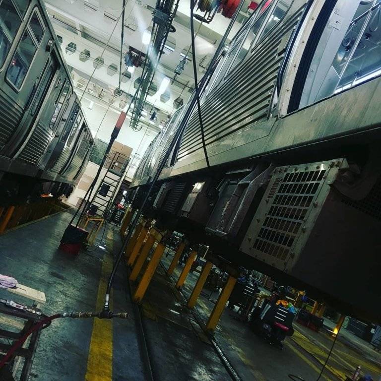 C.T.A. Train on hoist.jpg