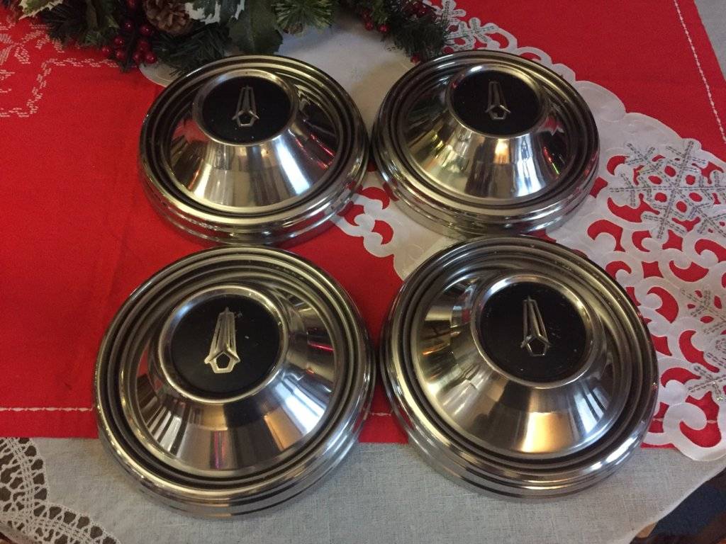 For Sale Set Of Four Plymouth "Poverty" Hubcaps, 125.00 For C