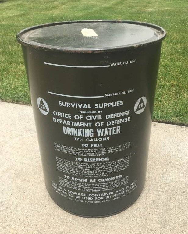 Civil Defense Water Barrel - Fallout Bomb Shelter Survival.002.jpg