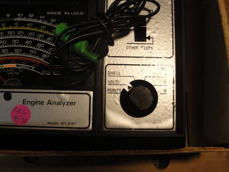 SOLD Sears tach/dwell, timing light For C Bodies Only Classic Mopar