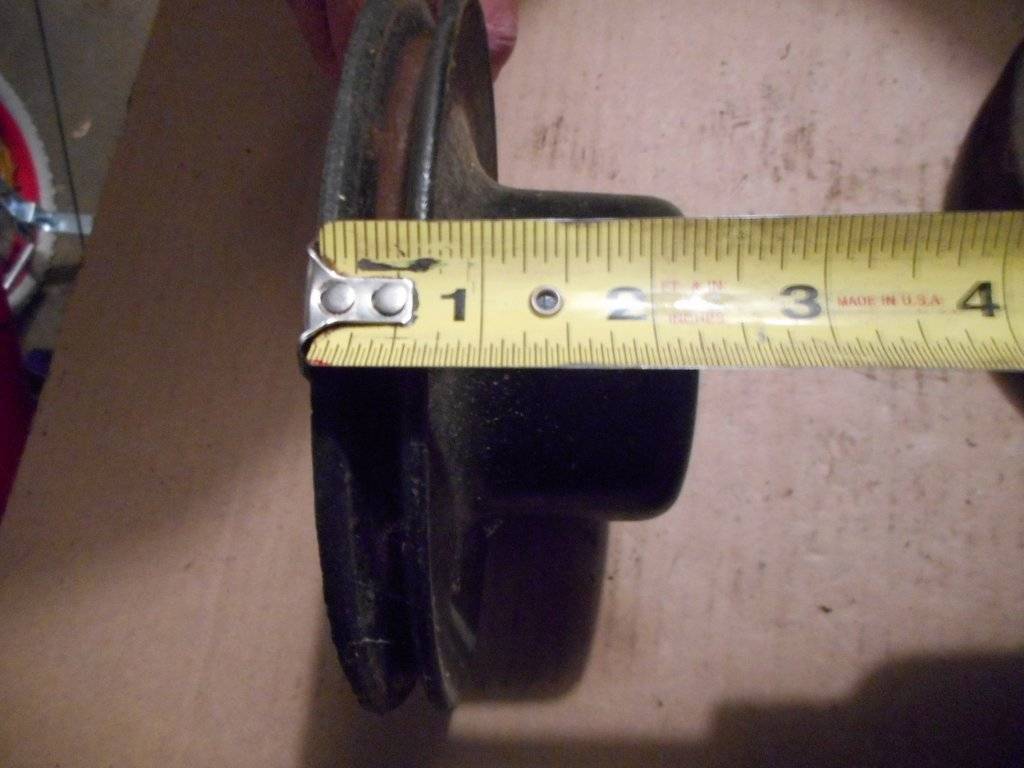 SOLD Large water pump pulley from a big block Mopar For C Bodies