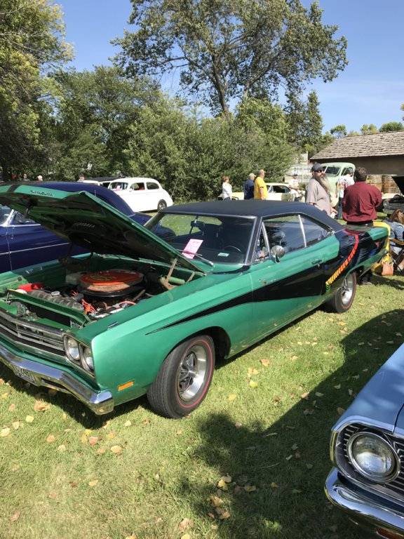 Cruising to the Island, Mayville,ND car show For C Bodies Only
