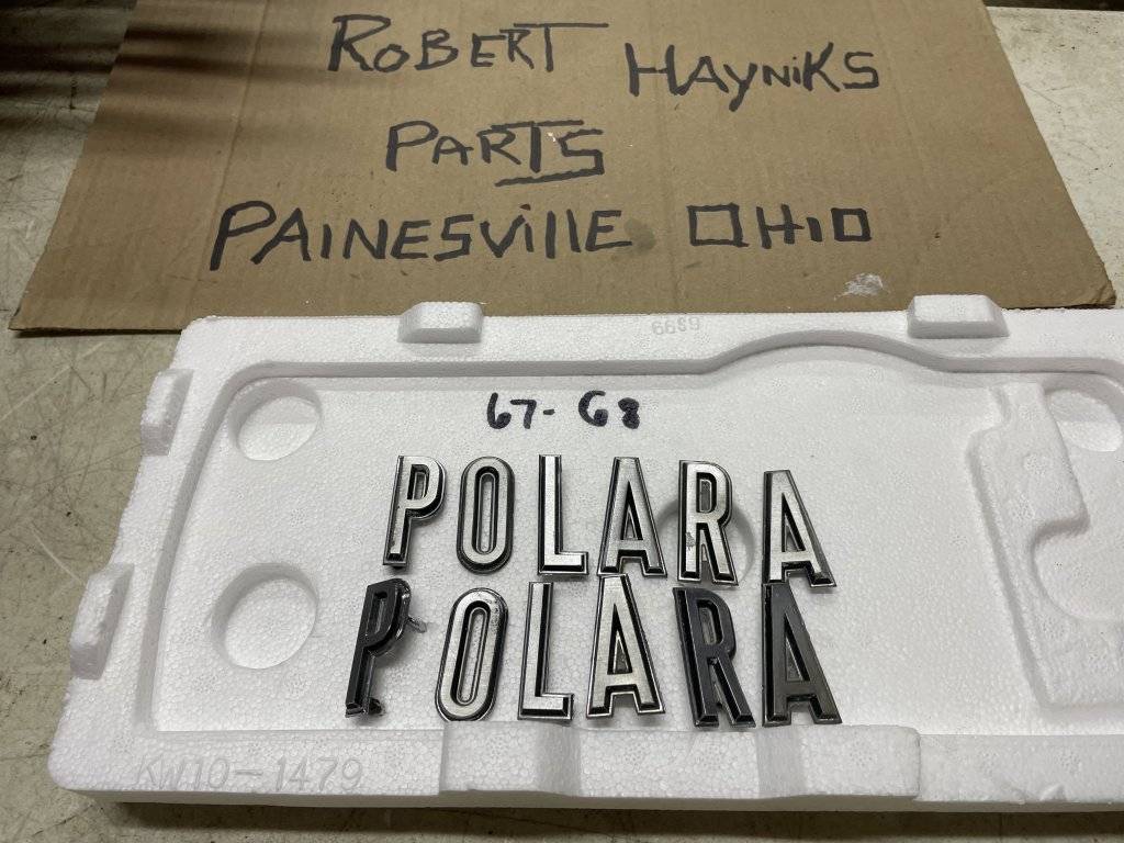 For Sale - 67-68 Polara letters | For C Bodies Only Classic Mopar Forum