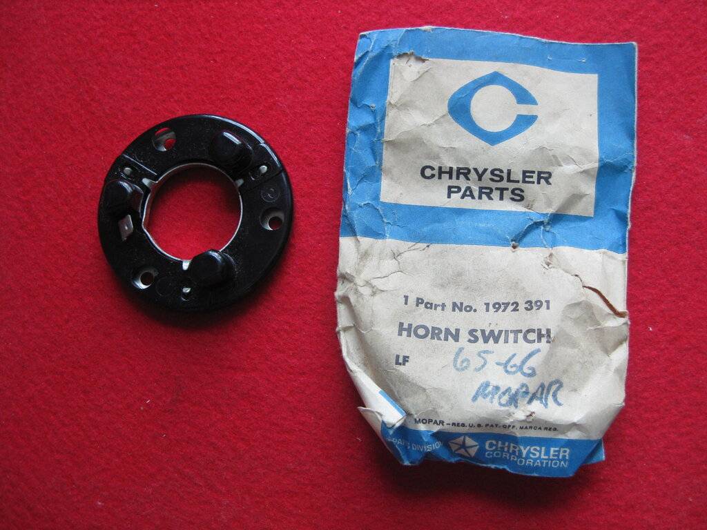 For Sale NOS Mopar Horn Switch 1972391 19601966 For C Bodies Only