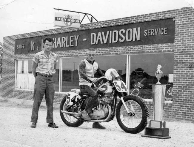 K & L Harley - Davidson Service Dealer Store Front Vintage Picture .jpg