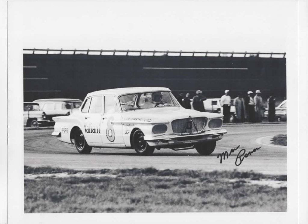 Marvin Panch @ Daytona in a Valiant Marvin won this compact race after starting last.jpg