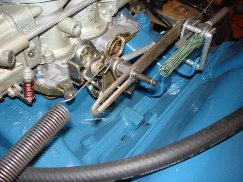 Missing kickdown linkage parts '68 Newport with 1406 eddy For C