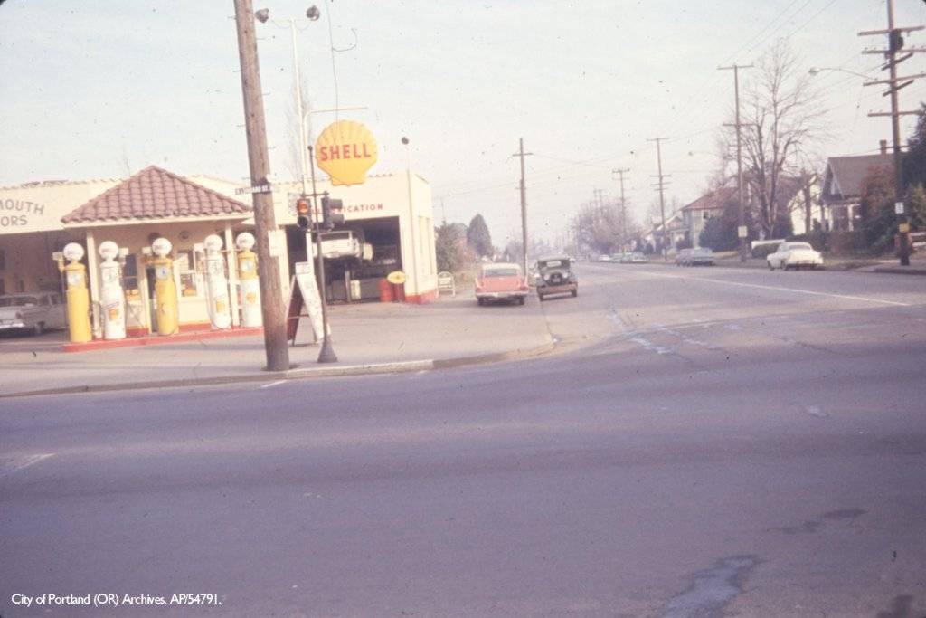 Northwest corner of N Lombard Street and N Portsmouth Avenue, 1963.jpg