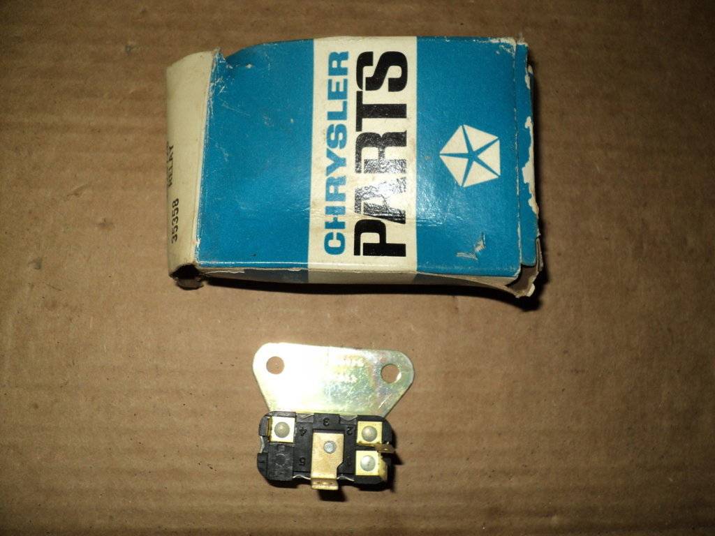 For Sale NOS 69 CHRYSLER 300 HEADLIGHT RELAY For C Bodies Only