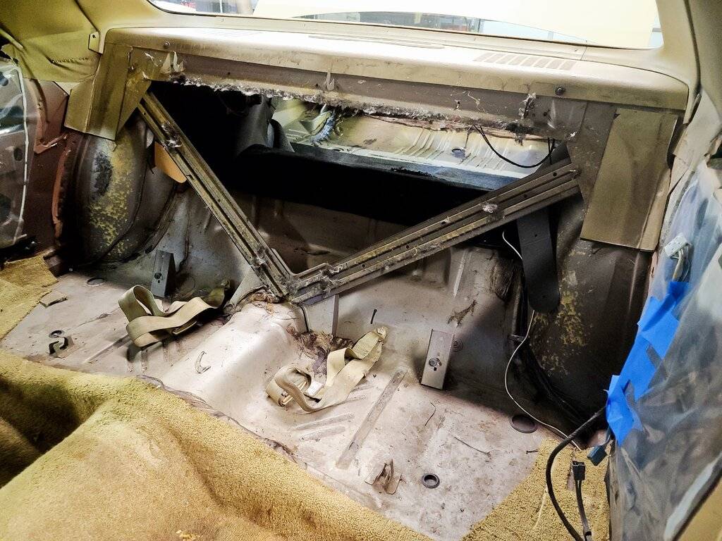 Paint rear seat insulation removed.jpg