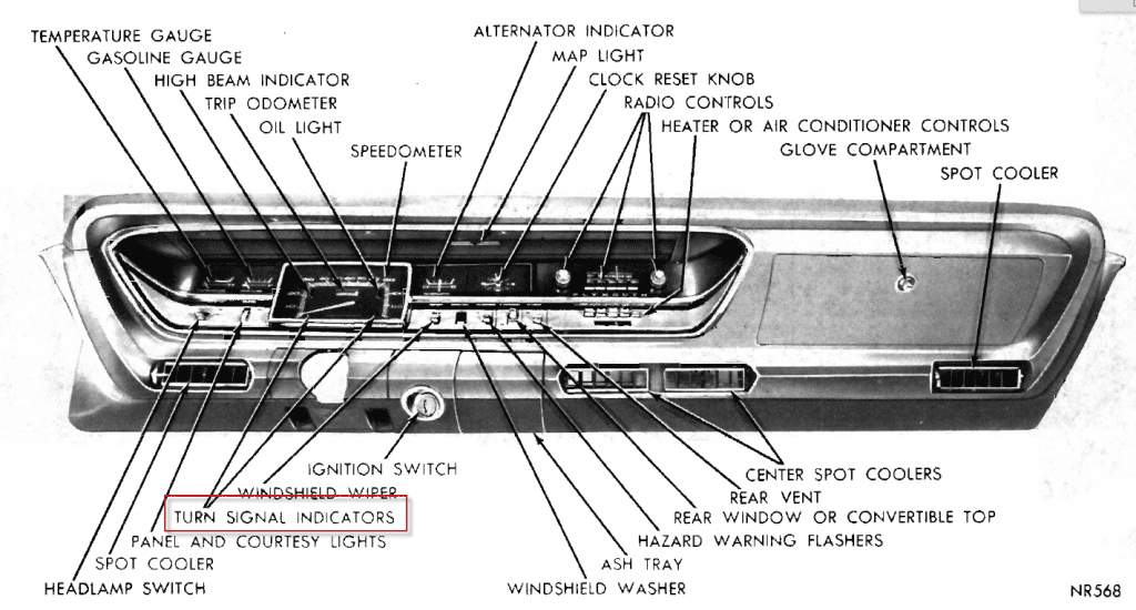 Turn Signal Indicator Dash Light For C Bodies Only Classic Mopar Forum