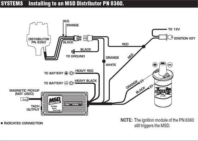 12v feed for ballast resistor. | For C Bodies Only Classic ... msd 6al wiring diagram for mopar 