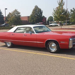 1972 Imperial Lebaron Big Red On A Target Store Trip And Photo Shoot