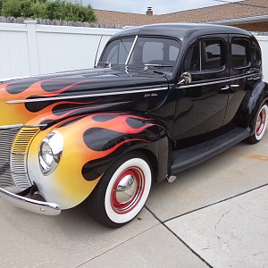 1940 Ford With A 360 Dodge In It