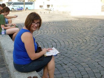 Rome - Britta with Map.jpg Rome - Britta with Map.jpg