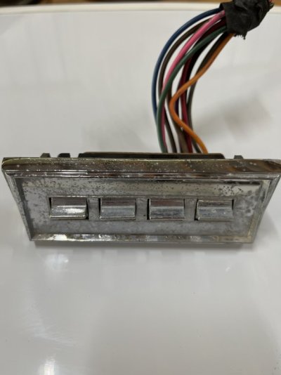 Driver side electric window switch