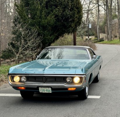 Ayilar's Turquoise 1970 Polara Convertible