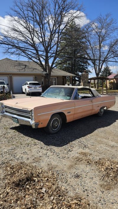 1968 Fury 3 convertible