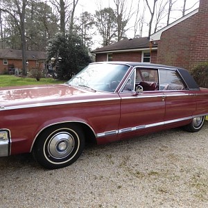 1965 Chrysler 300 Survivor With Unusual Full Vinyl Roof Normally Seen On New Yorker Or 2dr 300