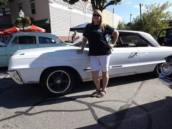 Wierenga and her 66 Dodge Monaco SMALL.jpg